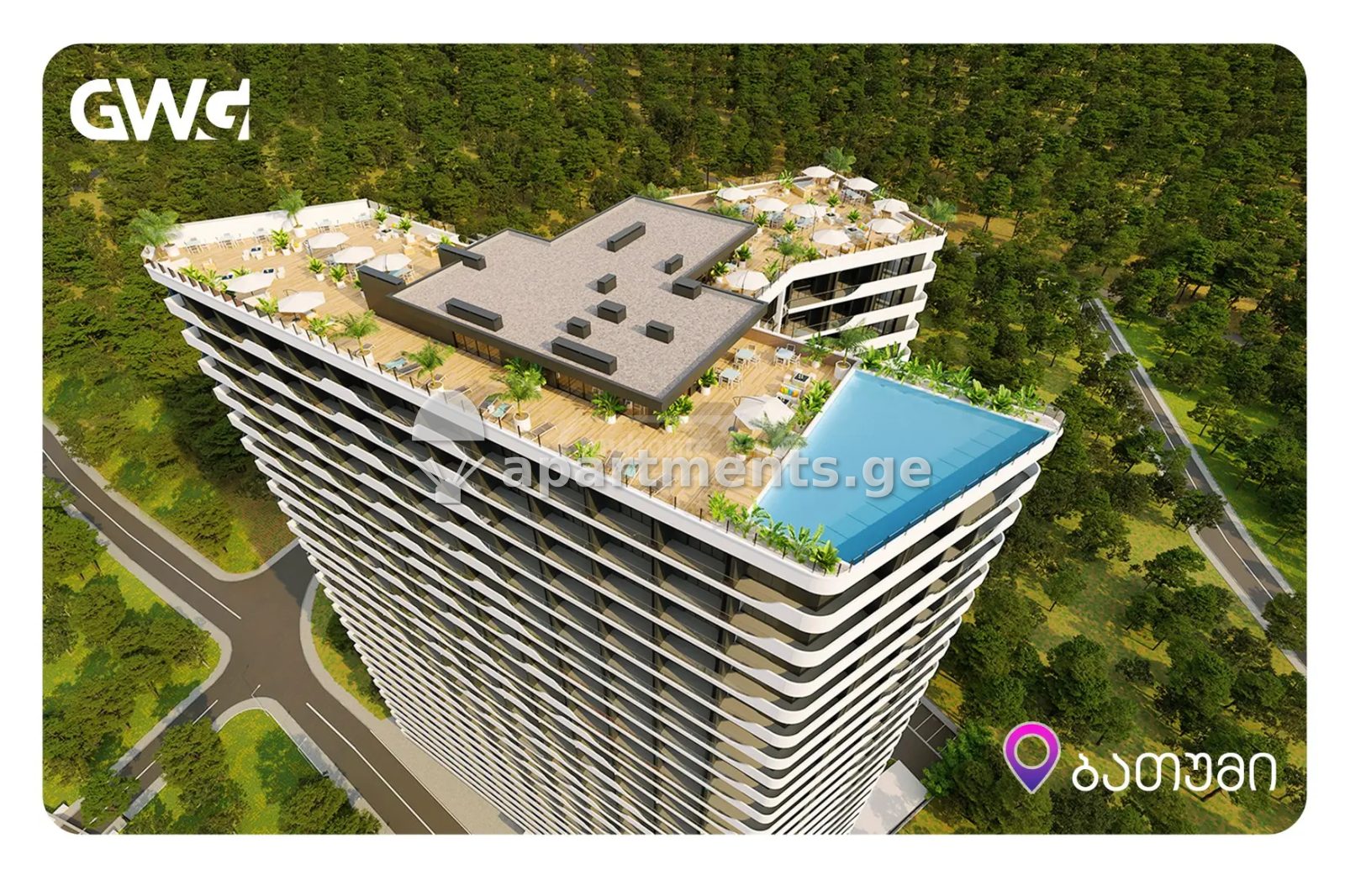 1-room apartment for sale in Batumi
