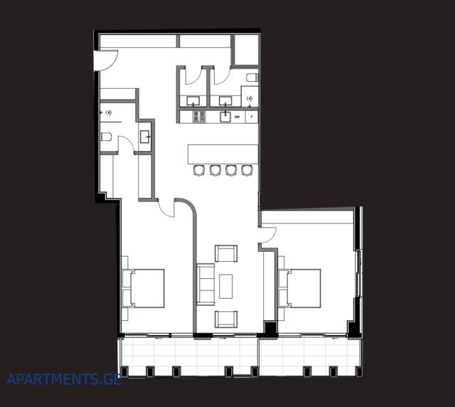 3-room apartment for sale in Tbilisi
